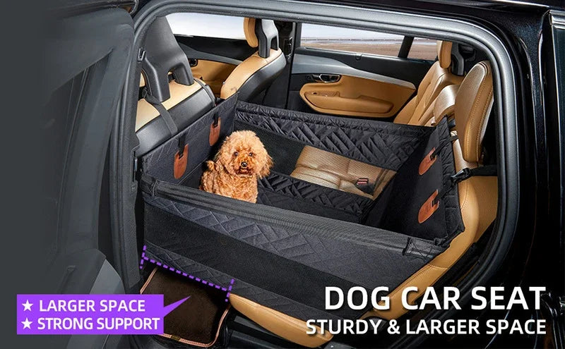 Extended Dog Car Seat Cover for Pet Car Seat Cover Oxford Cat Seat Back Pet Hammock Car Back for Small Medium Large Dogs
