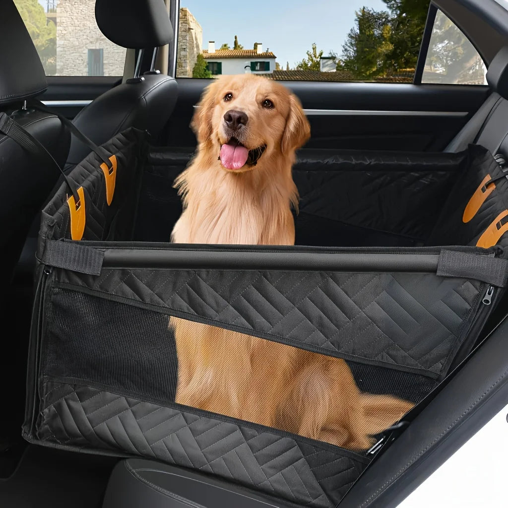 Extended Dog Car Seat Cover for Pet Car Seat Cover Oxford Cat Seat Back Pet Hammock Car Back for Small Medium Large Dogs