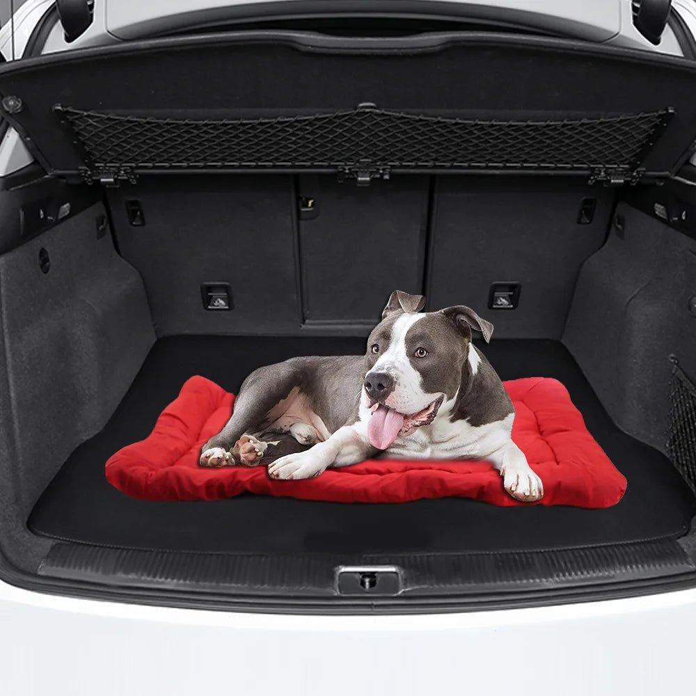 Portable Warm Dog Blanket Mat Waterproof Anti Slip Folding Washable Large Dog Bed House for Pet Kennel Travel Camping Accessorie