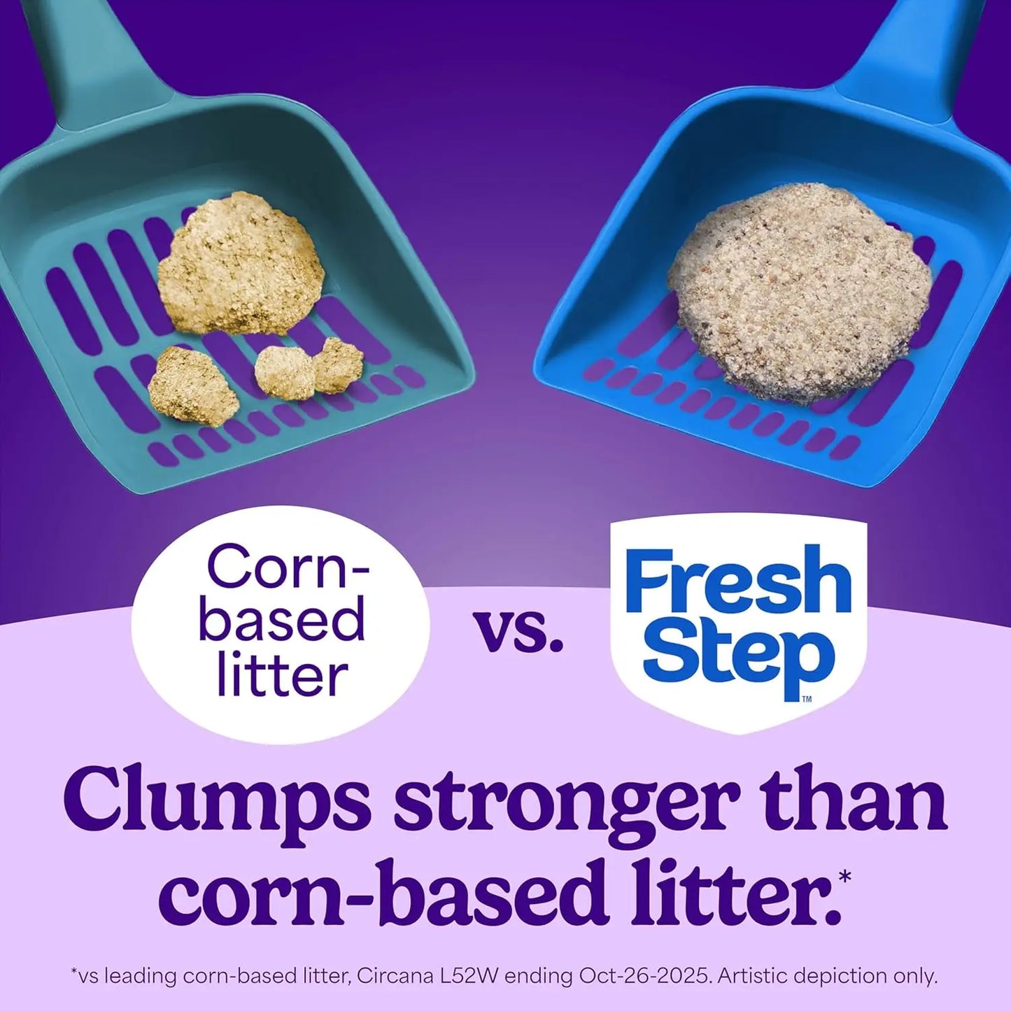 Clumping Cat Litter for Multi-Cat Homes, Long-Lasting Odor Control with Activated Charcoal, Low Dust Formula, 14 lb