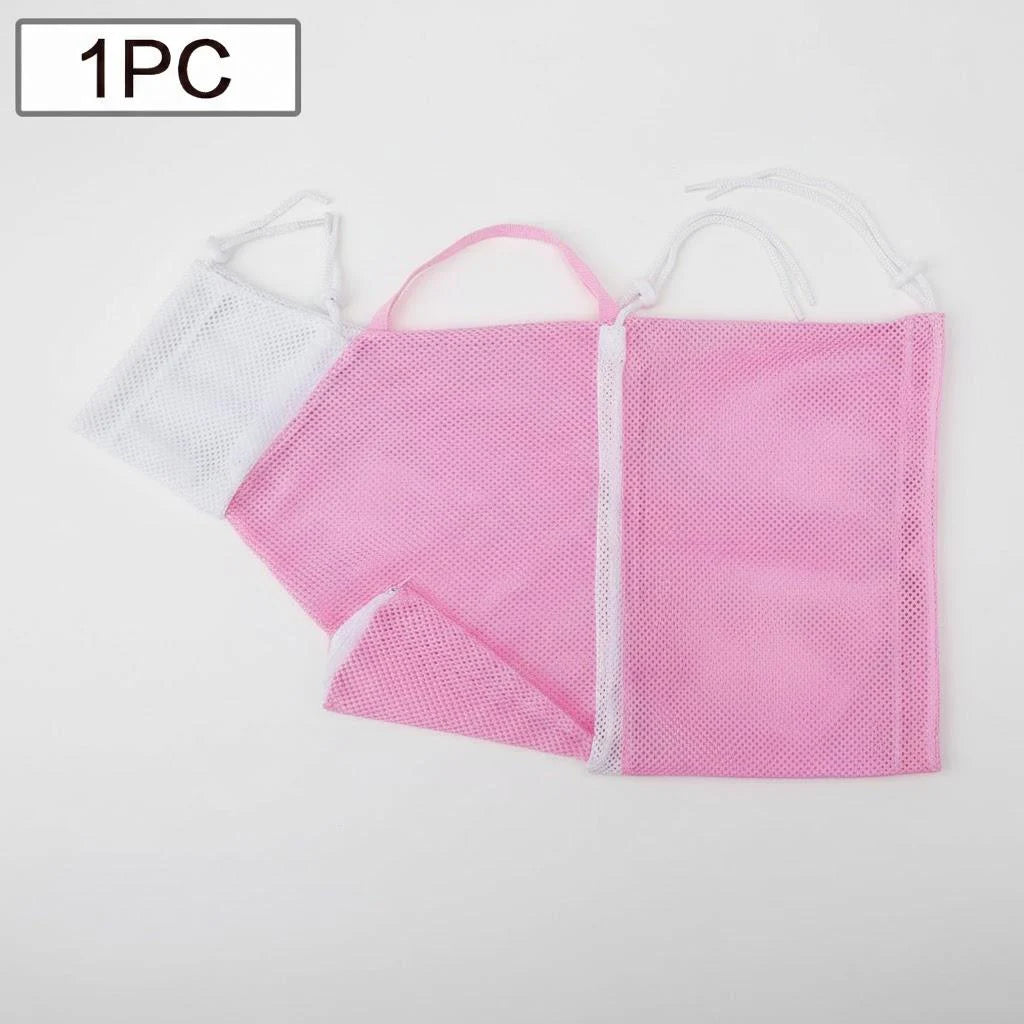 Adjustable Cat Grooming Bag, Mesh Bath & Washing Bag for Safe Pet Cleaning, Anti-Scratch Nail Care