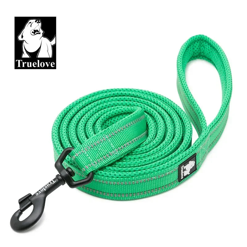 Soft Pet Leash Reflective Nylon Mesh Padded Puppy Large Dog or Cat Walking Training 11 Color 200cm