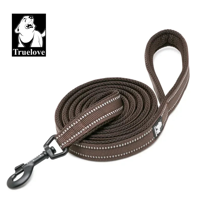 Soft Pet Leash Reflective Nylon Mesh Padded Puppy Large Dog or Cat Walking Training 11 Color 200cm
